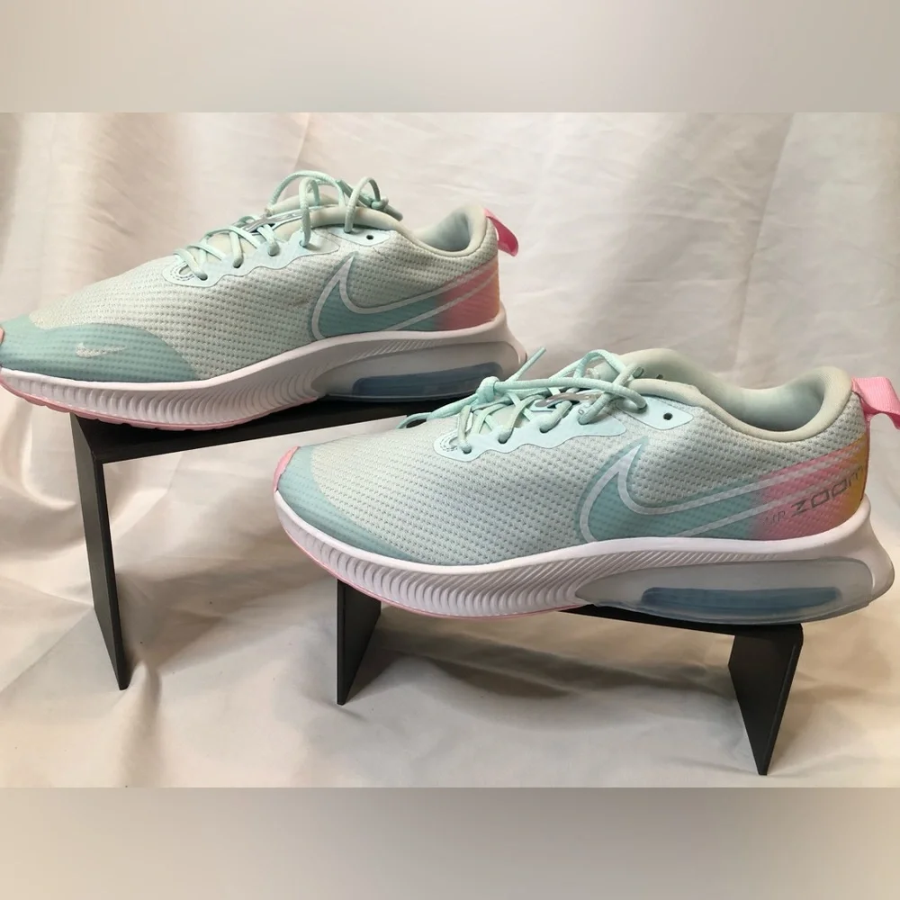 Nike Air Zoom Arcadia SE Low Glacier Blue Pink Melon Tint (DC9248-400)—Size 7Y,
